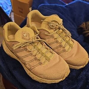 Merrell Pink and Beige Athletic Shoes